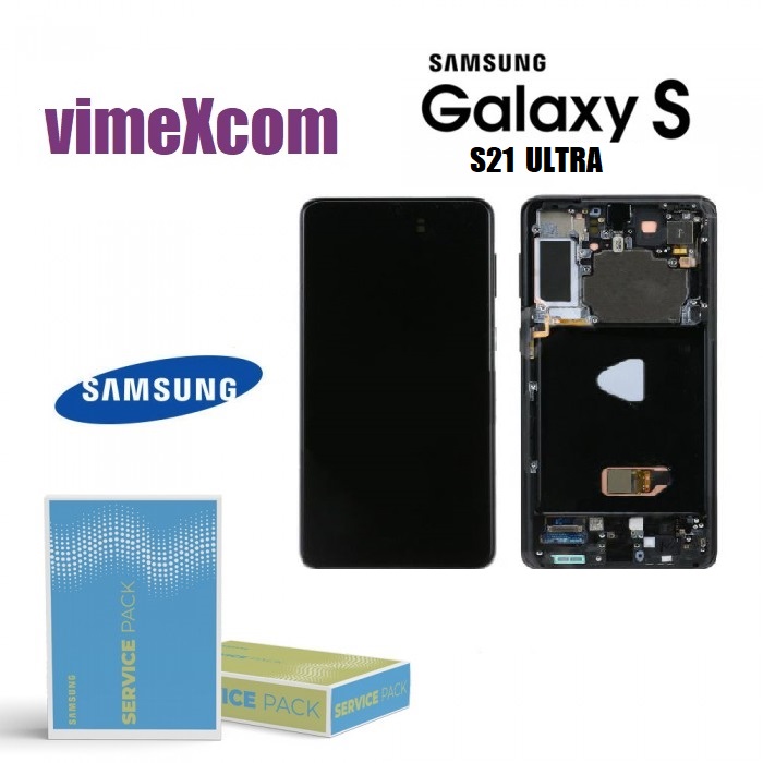 LCD S21 ULTRA 5G (G998B) LCD Black (sku 1025) 