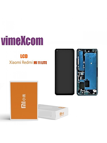 Lcd Xiaomi Redmi Mi 11 Lite 4 G /MI 11 LITE 5G BLACK  (SKU 6026)