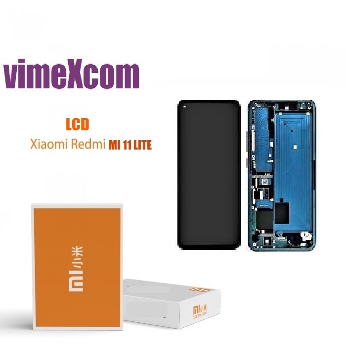 Lcd Xiaomi 11 Lite 5G /MI 11 LITE 5G/4G (2021) BLACK x-355 (SKU 6026)