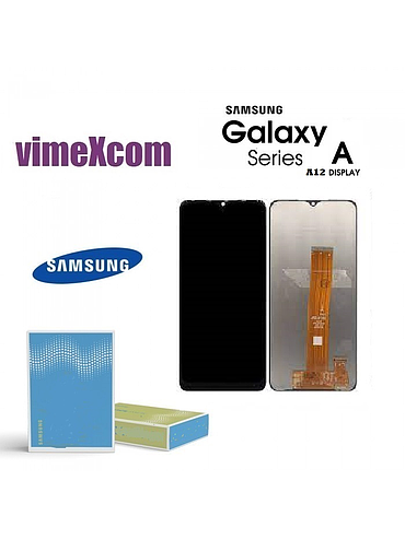LCD Samsung A127 (A12 2021)GH82-GH82-26486A SM-A127 BLACK without frame   (sku 1053) 