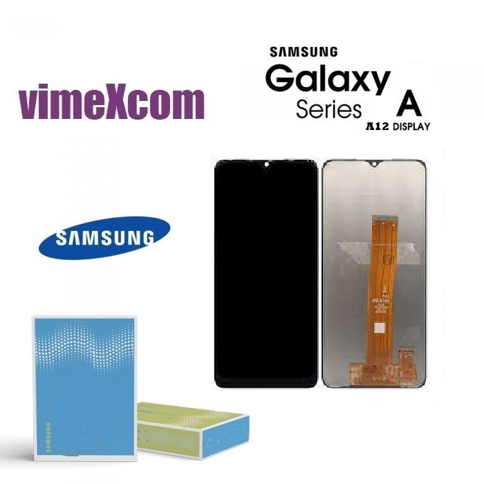 LCD Samsung A127 (A12 2021) GH82-GH82-26486A SM-A127 NERO senza frame   (Sku 1053) 
