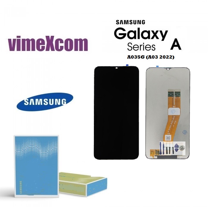  LCD SAMSUNG SM-A035G (A03 2022) BLACK EU CODE (Without Frame)  ( sku 1059)