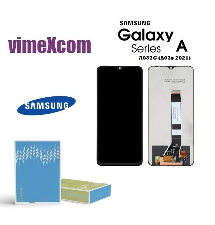 LCD SAMSUNG SM-A037G (A03s 2021) BLACK EU CODE (Without Frame)  (SKU 1060)