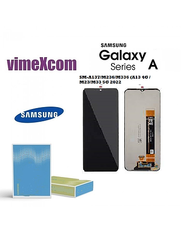 SAMSUNG LCD SM-A137//M236/M336 (A13 4G // M23/M33 5G 2022) without frame black  (SKU 1065)
