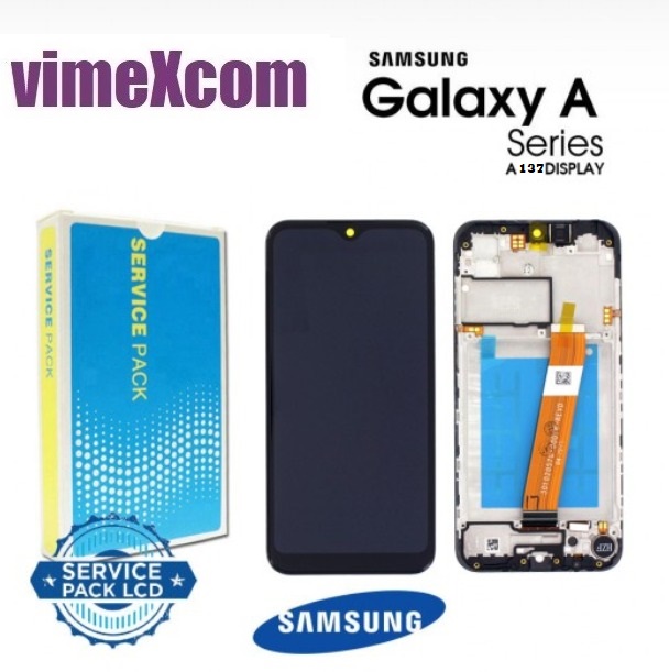 Samsung  LCD SM-A137F,MEA (A13 ) GH82-29227A Black (sku 1079)