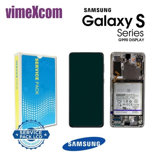 Samsung  LCD S21 fe SM-G990 GH82-2641c BLACK  (sku 1087)