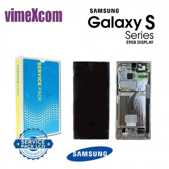 LCD SAMSUNG SM-S908 (S22 Ultra 2022) BLACK  (sku 1088)